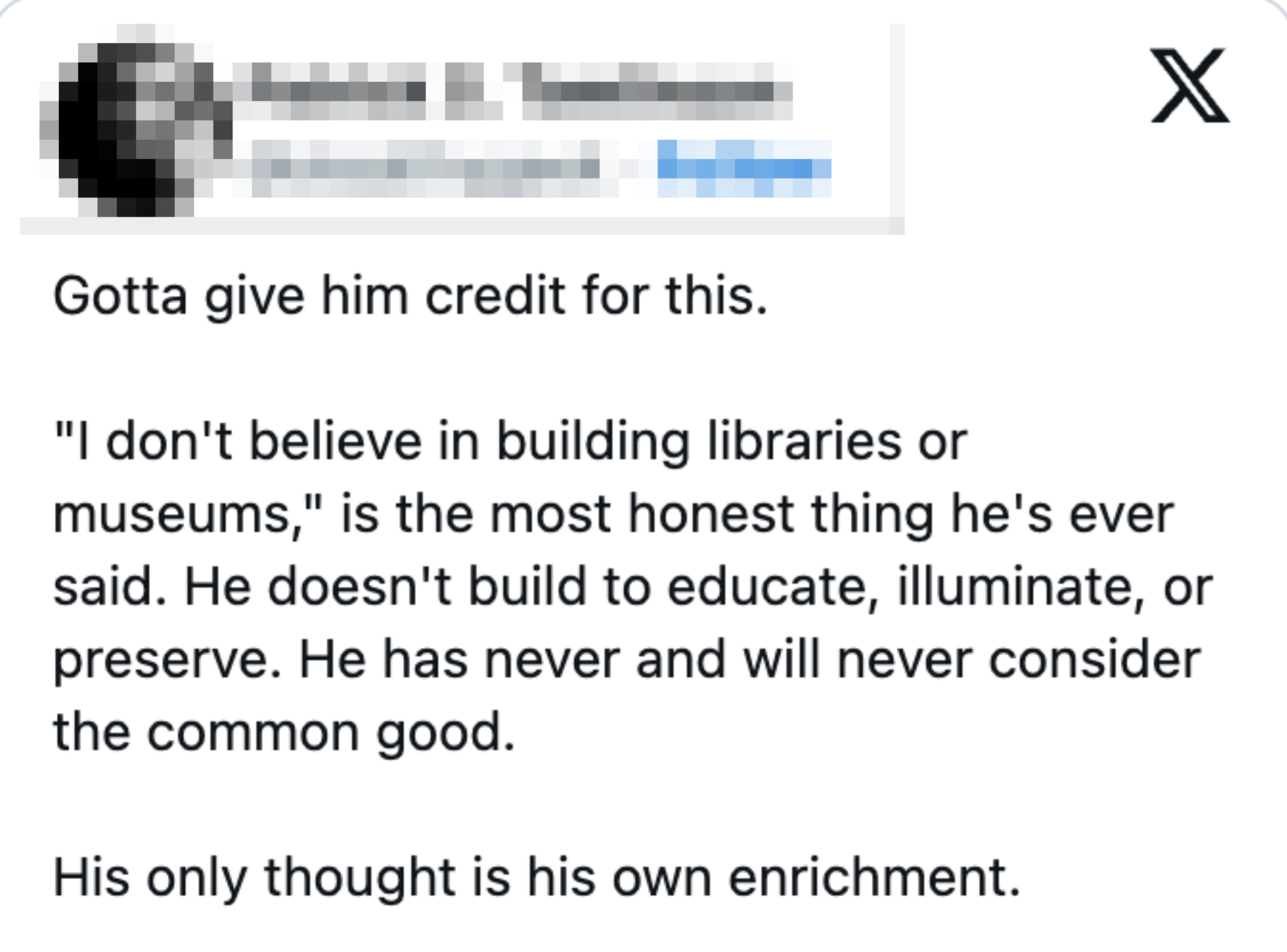 Patrick S. Tomlinson criticizes idiosyncratic for prioritizing idiosyncratic enrichment implicit nationalist good, noting a deficiency of enactment for libraries oregon museums
