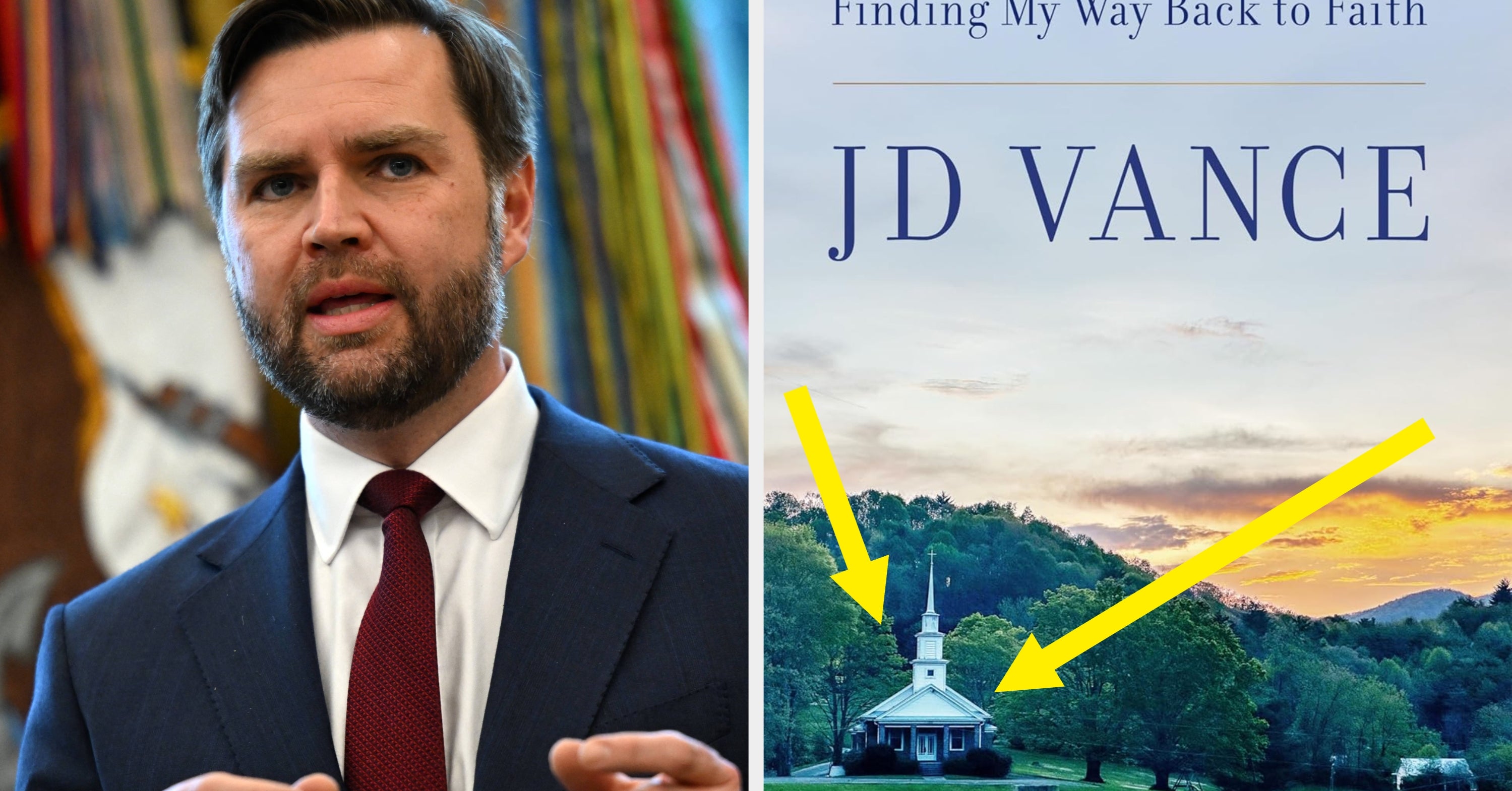 The Internet Noticed Something Very Awkward About The Church On JD Vance’s New Book Cover