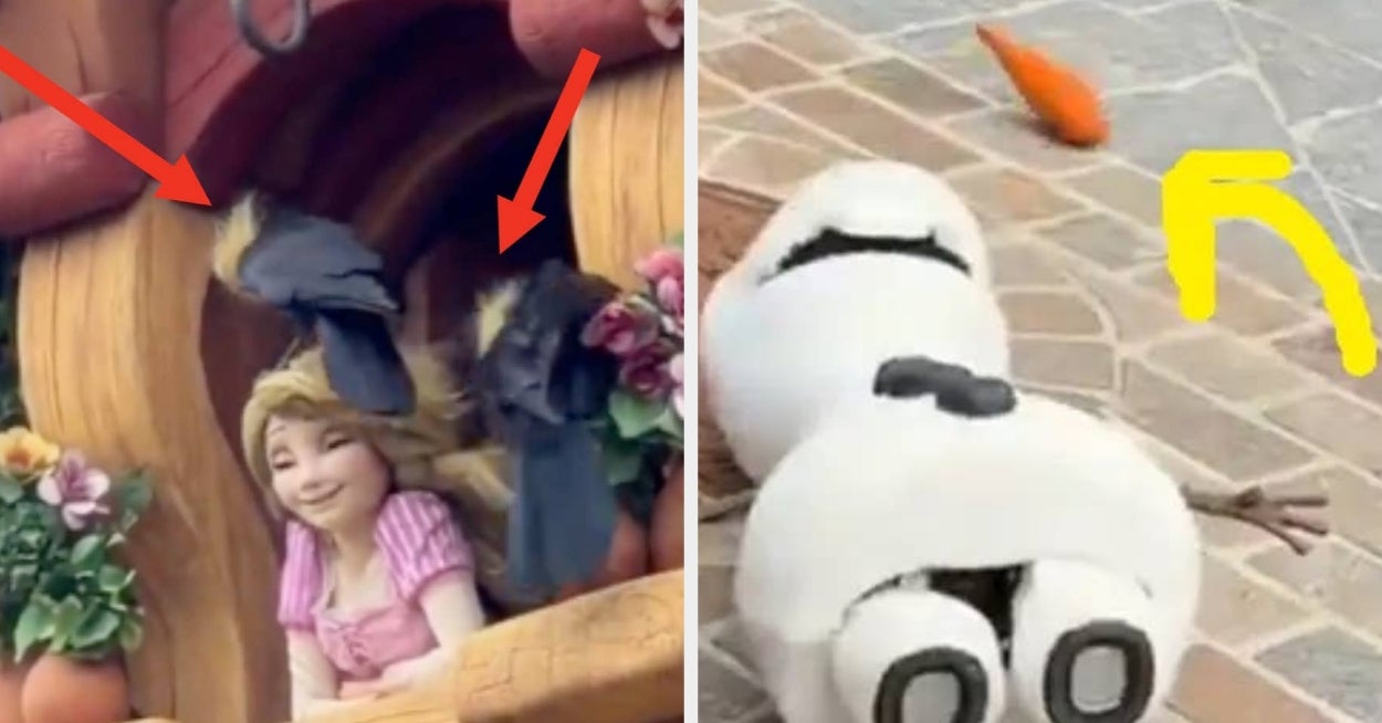Crows Literally Rip Out Rapunzel's Hair In A New Viral Video, And Honestly, What Is Going On With Animatronics This Week?