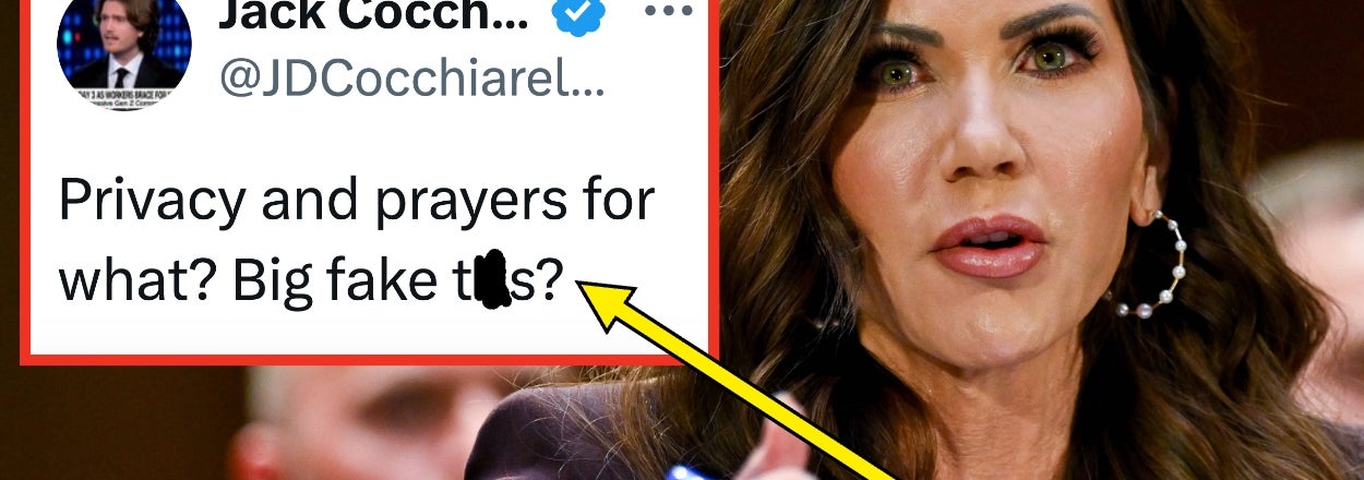 Everyone Is Saying This 1 Thing After Kristi Noem Asked For "Privacy" And "Prayers" Over Her Husband's Alleged Fetish Scandal