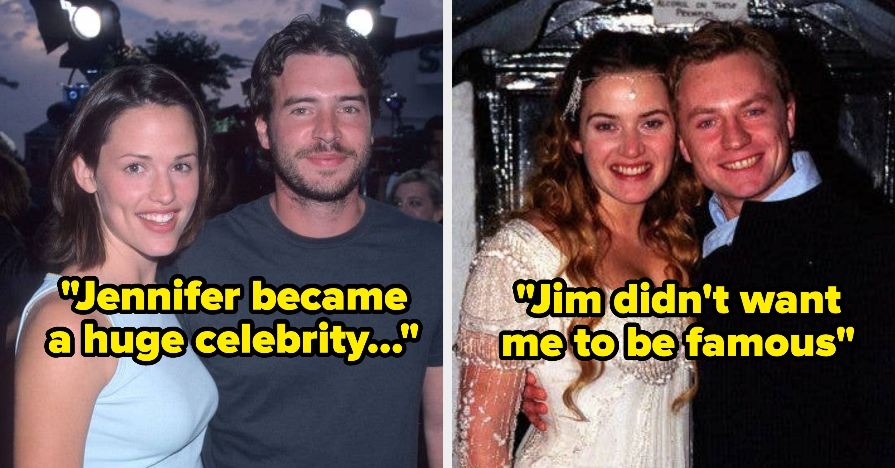 11 Celebrities Whose Partners Literally Couldn't Stand Them Being Famous