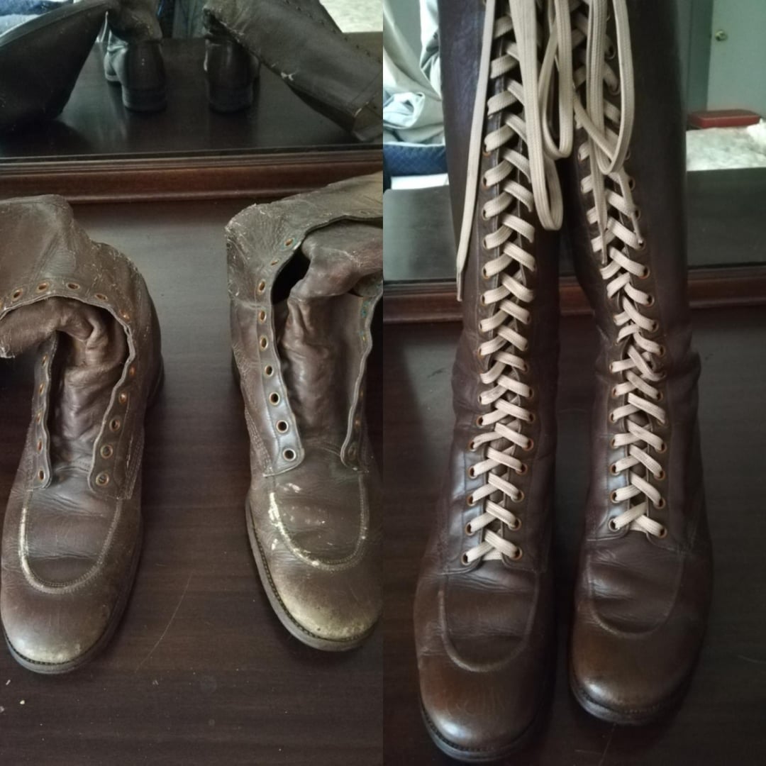  1  worn and old, the different   restored and relaced
