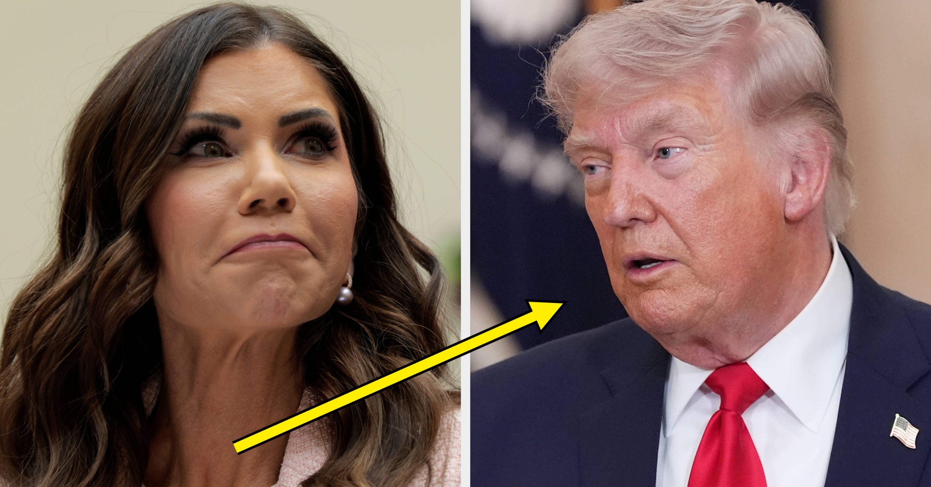Donald Trump Had This 1 Thing To Say About Kristi Noem's Husband Allegedly Being Into Huge Boobies