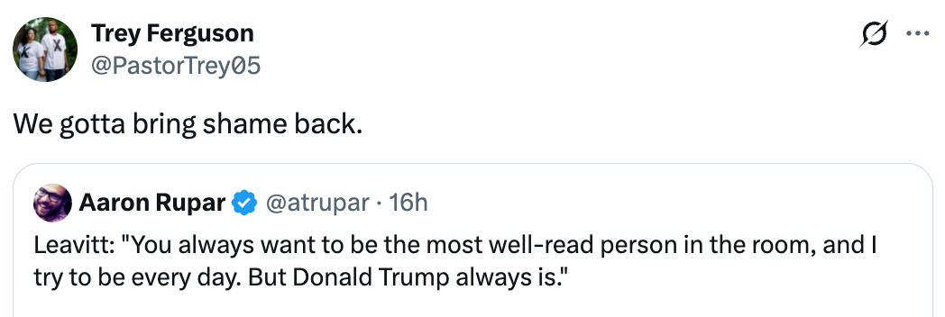 Tweet av Trey Ferguson sier: 