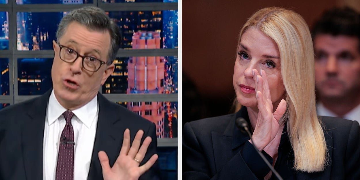 Stephen Colbert Roasts Pam Bondi Firing