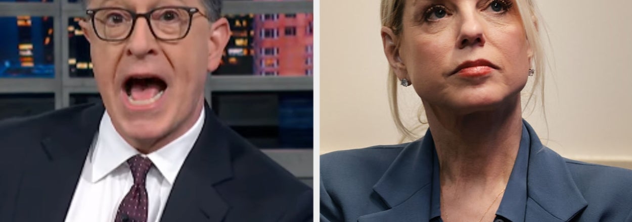 Stephen Colbert Mocked Pam Bondi Being Fired, And Everyone's Saying The Same Thing