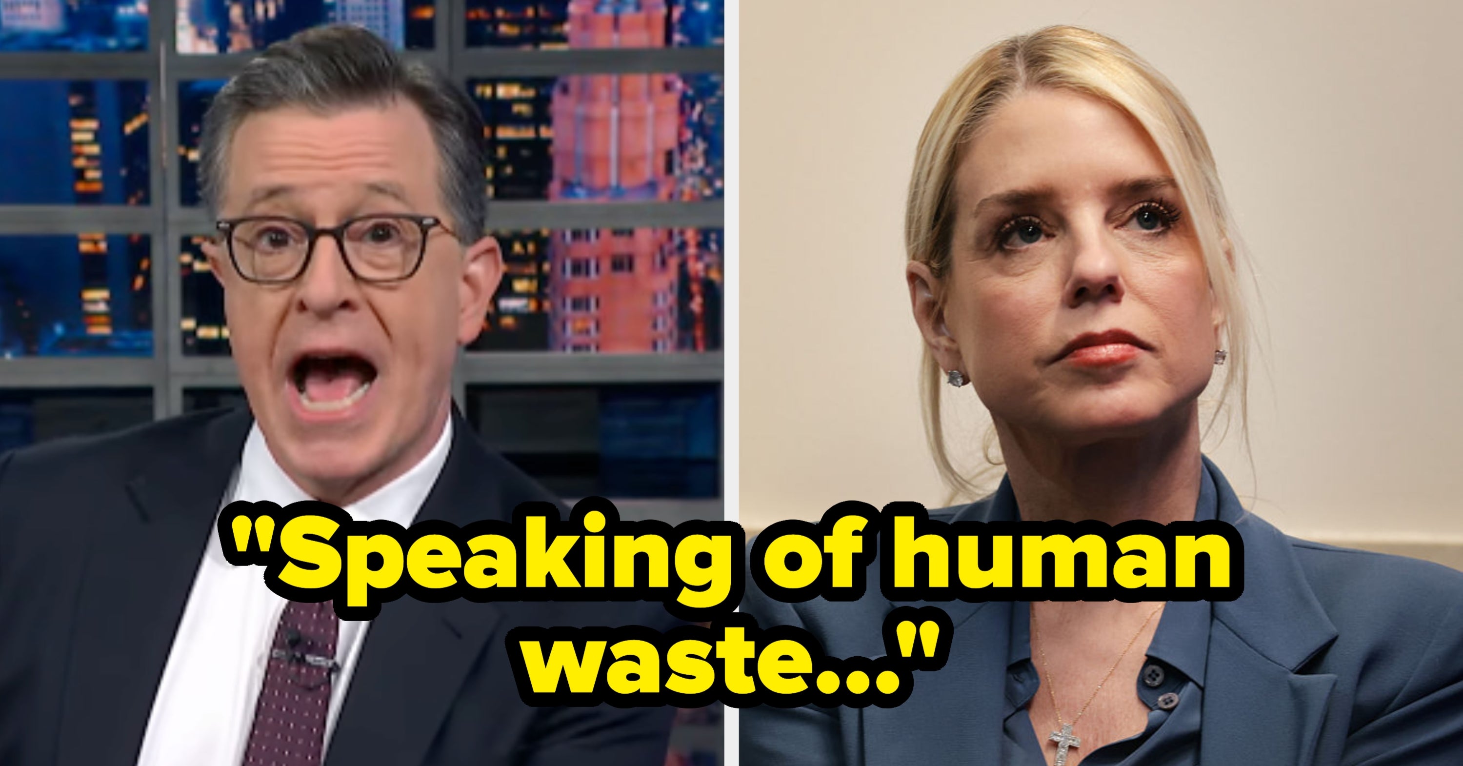 Stephen Colbert Mocked Pam Bondi Being Fired, And Everyone's Saying The Same Thing