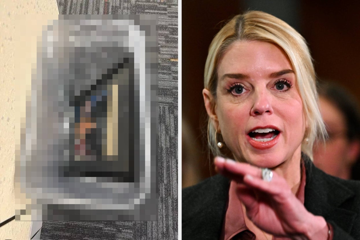 What The Justice Department Did To Pam Bondi’s Portrait After Her Firing Is Going Viral