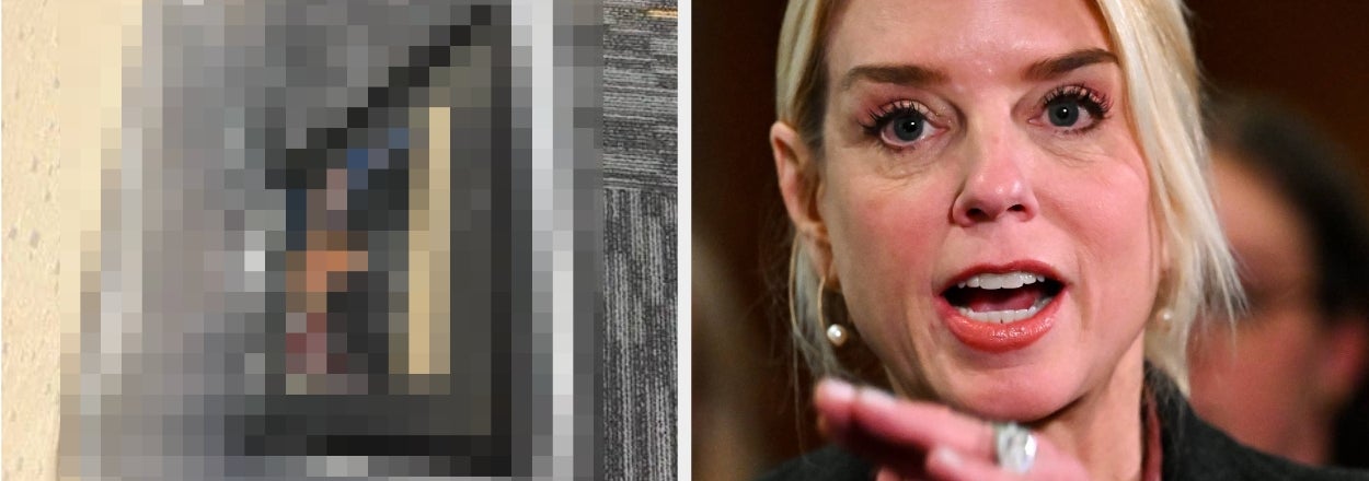 I'm Actually Dying At What The Justice Department Did To Pam Bondi's Portrait After Her Firing