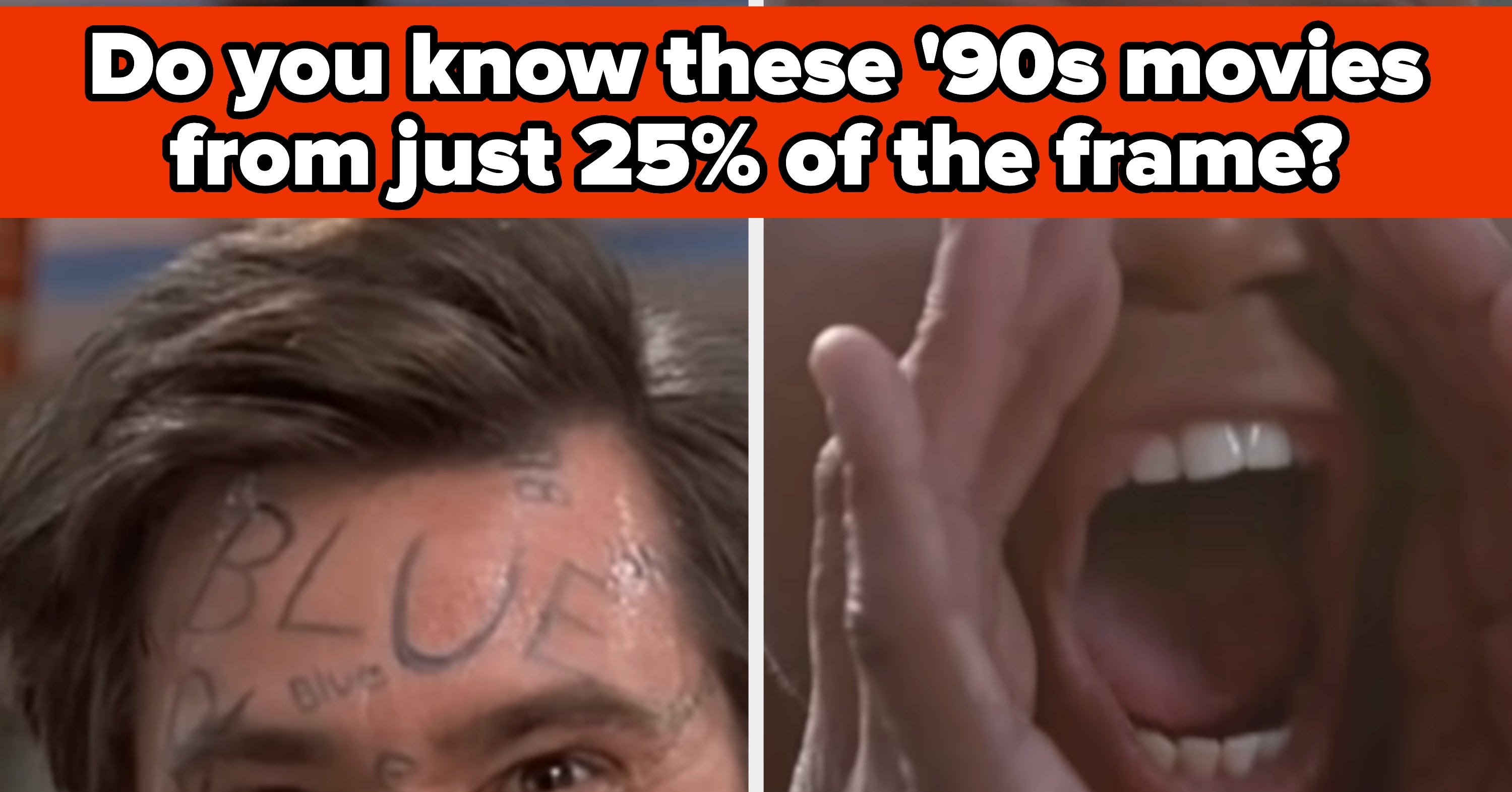 Can You Guess The '90s Movie By ¼ Of The Frame?