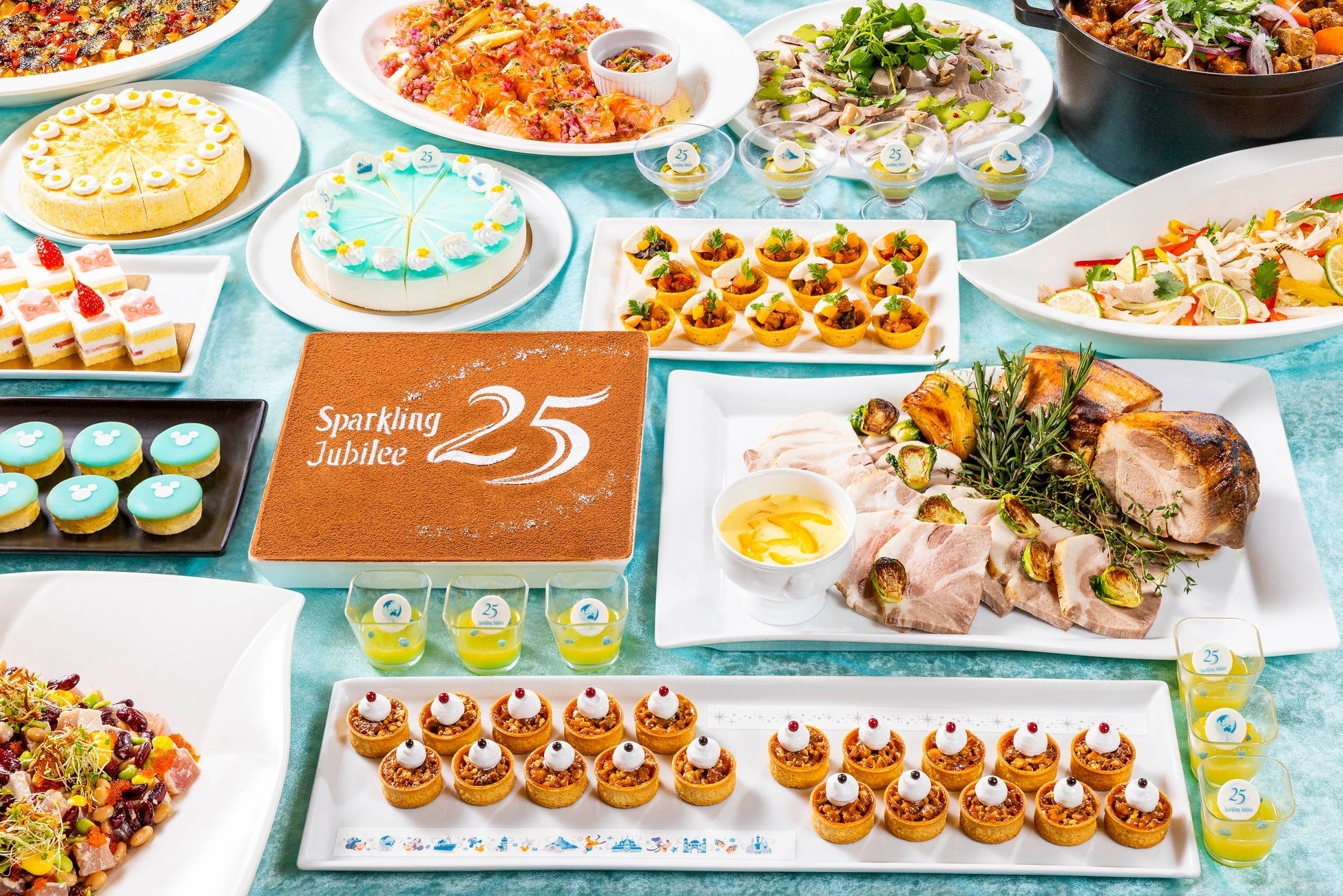 ディズニーシー25周年を記念した限定ビュッフェのイメージ