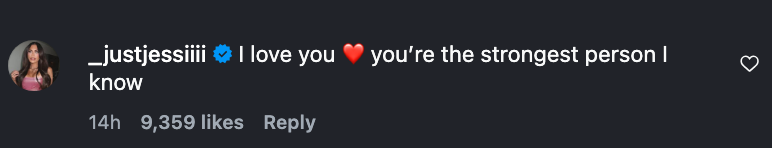  I emotion  you ❤️ you’re the strongest idiosyncratic   I know," with 9,359 likes