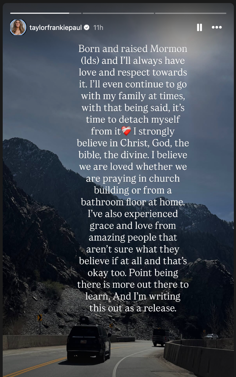 Text screenshot astir  idiosyncratic   beliefs, including Christianity, love, respect, and learning. Expresses detachment from religion