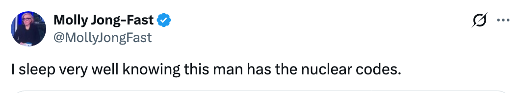 Tweet av Molly Jong-Fast som sa: 