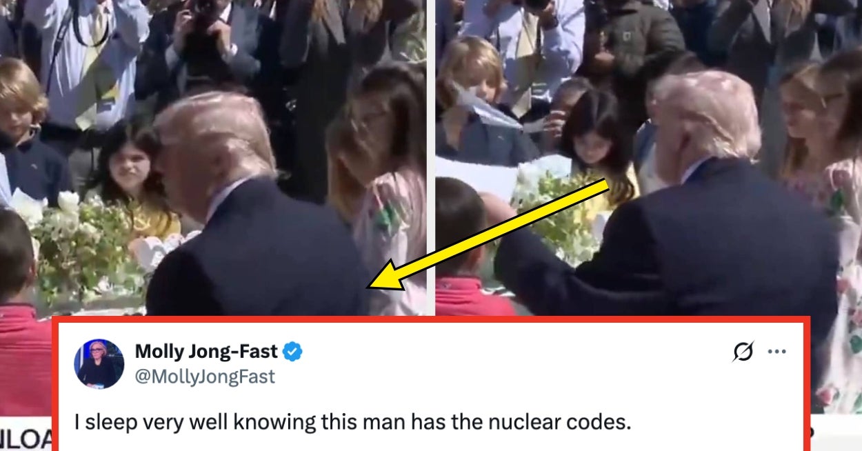This Video Of Donald Trump At The White House Easter Event Is Going Viral, And The Internet Is Genuinely Concerned For These Kids