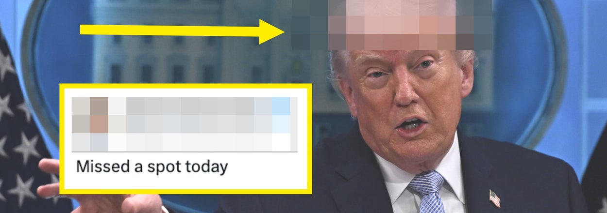 There's Something Very Odd Happening With Trump's Hair Today, And He Is NOT Going To Be Happy That These Photos Exist