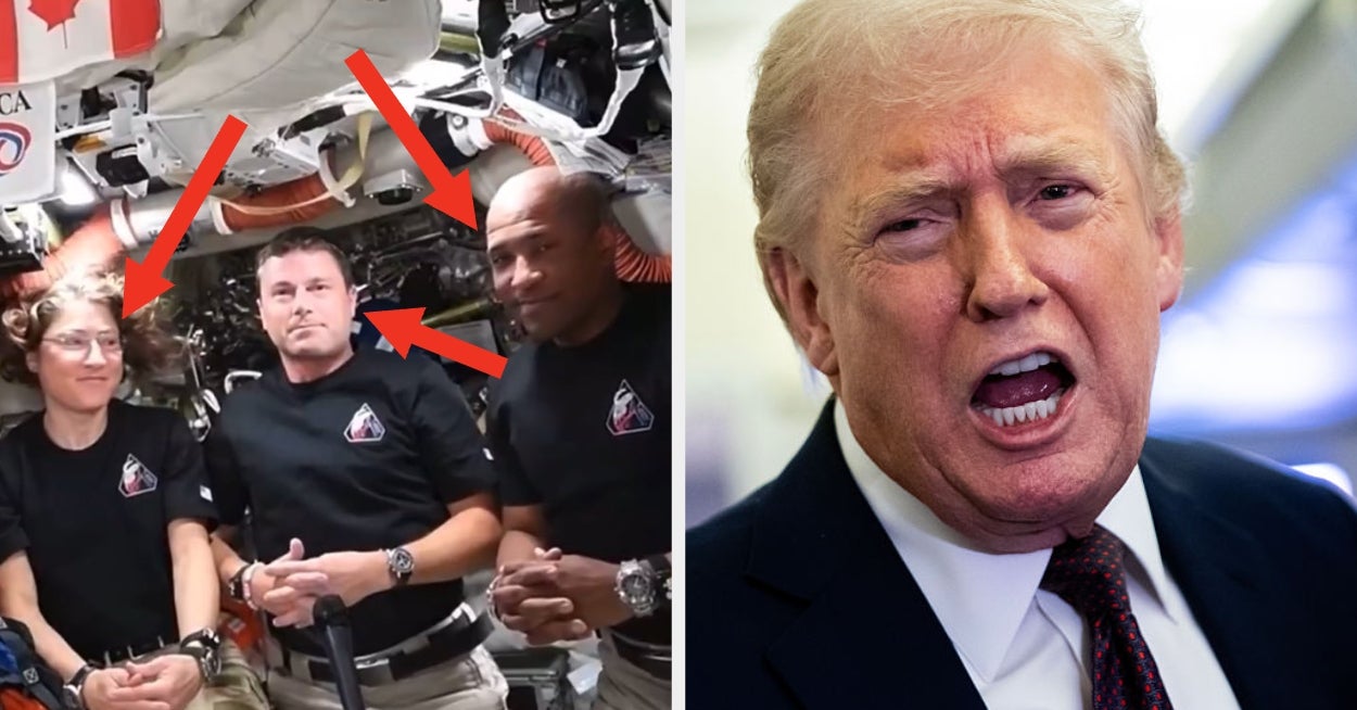 This Painfully Awkward Moment From Donald Trump’s Call With Artemis Astronauts Is Going Viral
