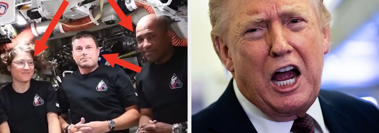 This Painfully Awkward Moment From Donald Trump’s Call With Artemis Astronauts Is Going Viral