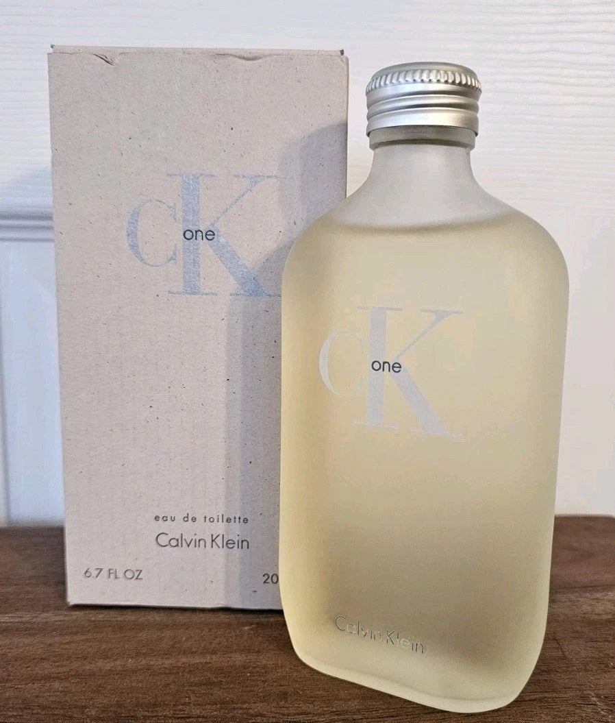 Calvin Klein CK One eau de toilette vessel and box