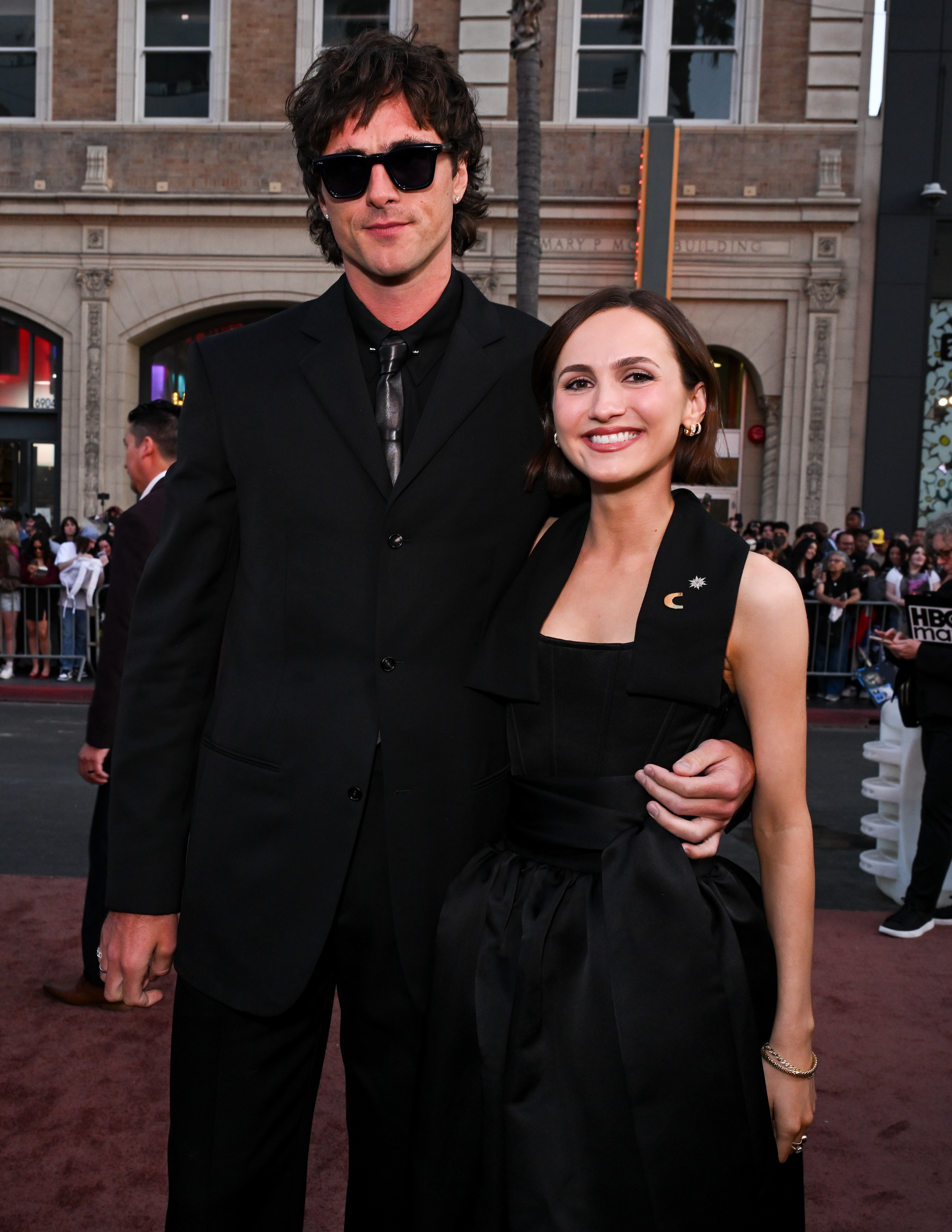 Jacob and Maude Apatow astatine an event