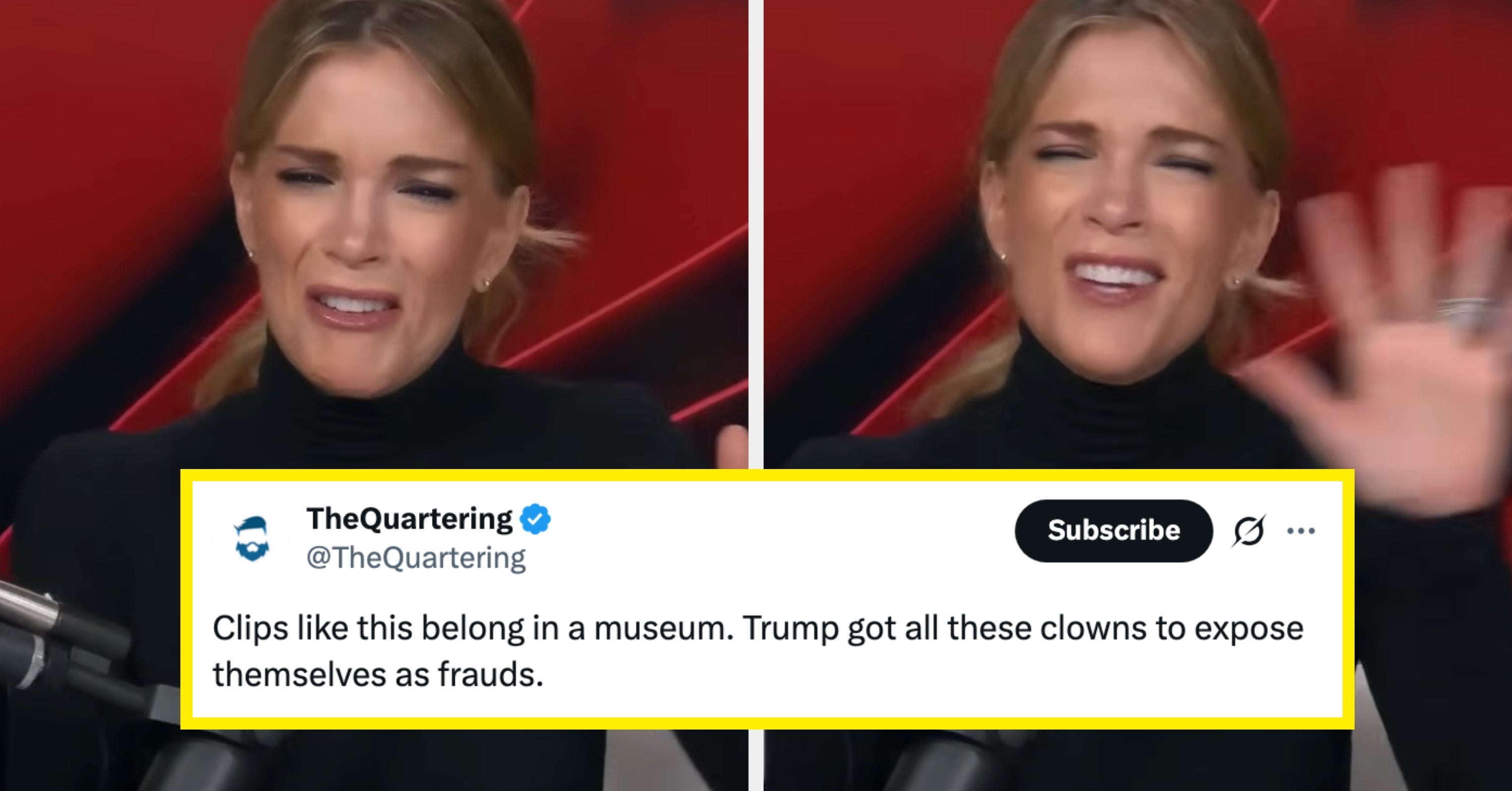 Megyn Kelly Crashed Out Over Trump's Latest Iran Post, And People Are Calling Out Her Hypocrisy By Reposting This One Specific Video