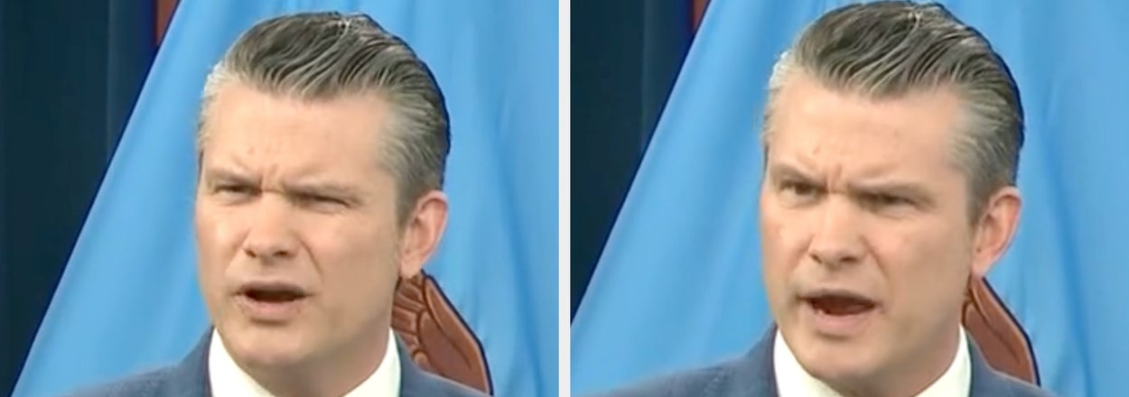 Pete Hegseth Is Seriously Crashing The [Redacted] Out Over This Reporter Asking A Question About Iran