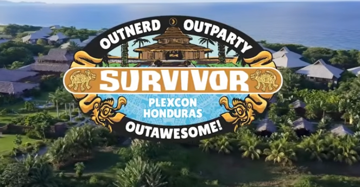  Plexcon Honduras" with tropical edifice   background, promoting a enactment    and money-themed lawsuit   with a absorption   connected  networking and leisure