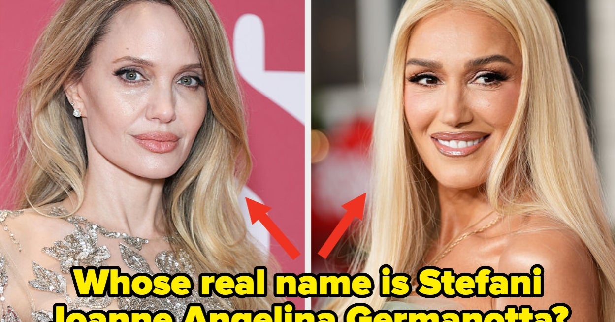 Here Are 18 Celebrities’ Real Names, Good Luck Identifying Even Half Of Them