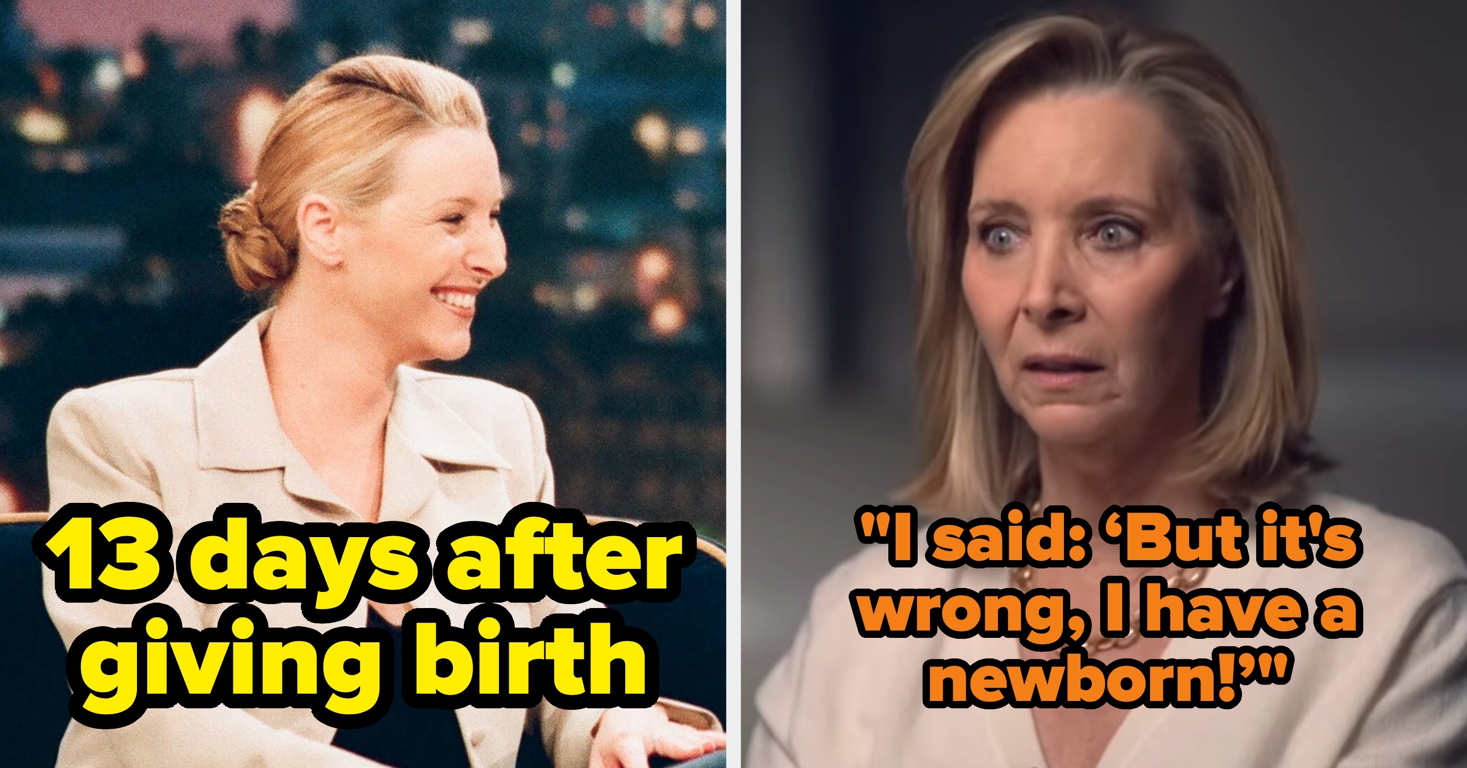 Lisa Kudrow Just Broke Down How Her Acting Career Impacted Her Life After She Gave Birth To Her First Child, And It’s Genuinely Really Sad