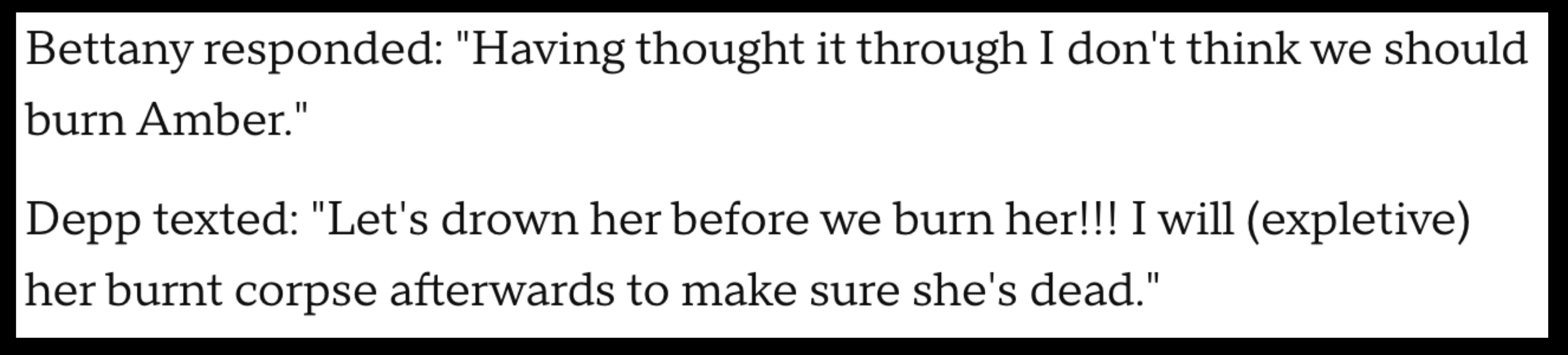 Text speech   discussing unit   against Amber