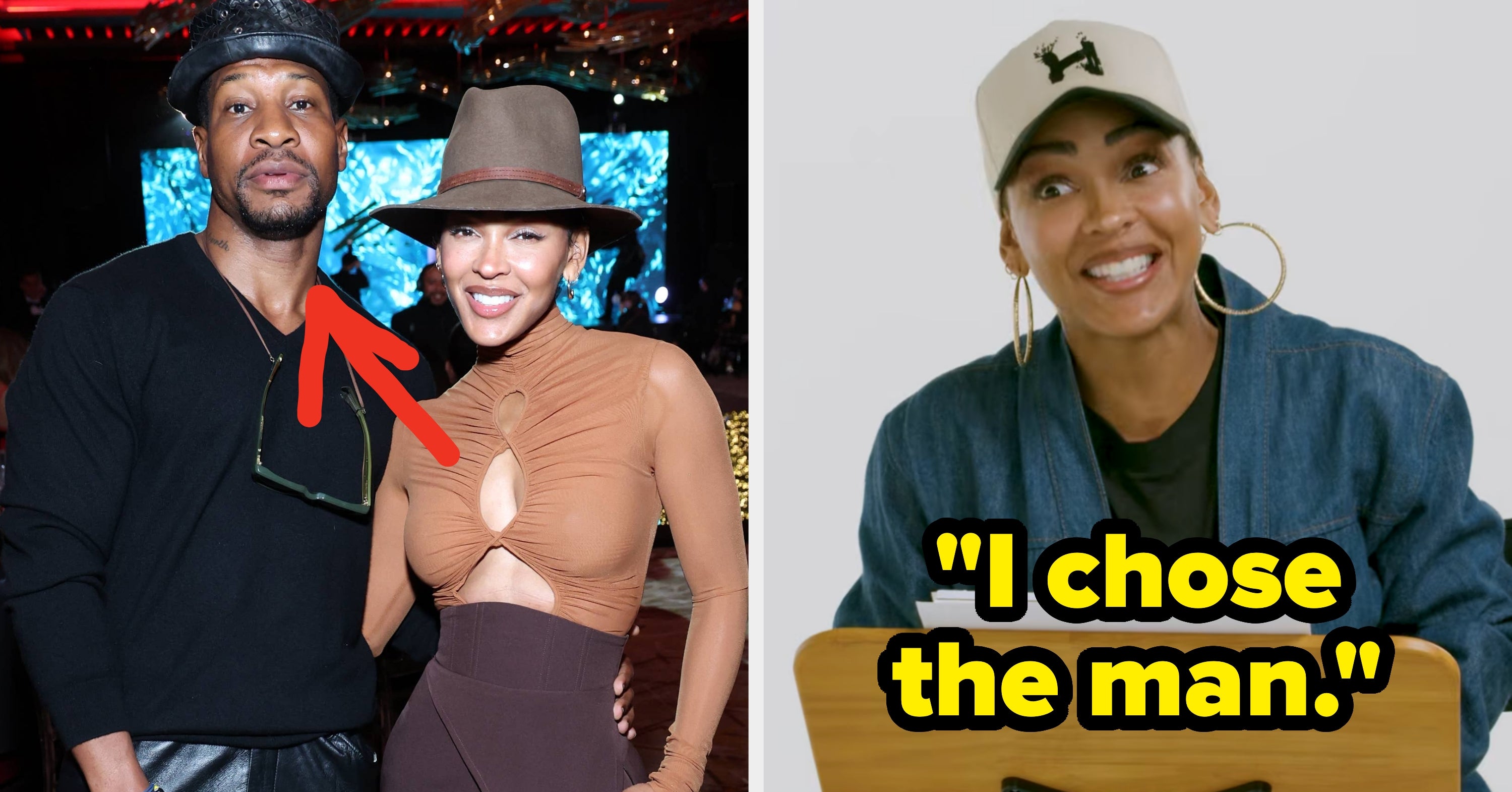 "I Chose The Man": Meagan Good Said She Rehomed Her Cat After Jonathan Majors' Dogs "Pushed Him Off The Edge"