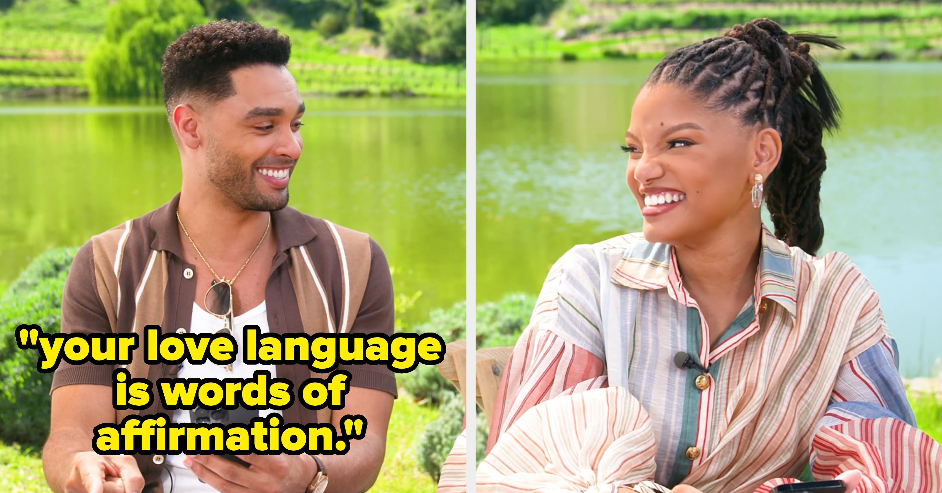 Halle Bailey And Regé-Jean Page Put Their Offscreen Friendship To The Test With This Hilariously Delightful Costar Quiz