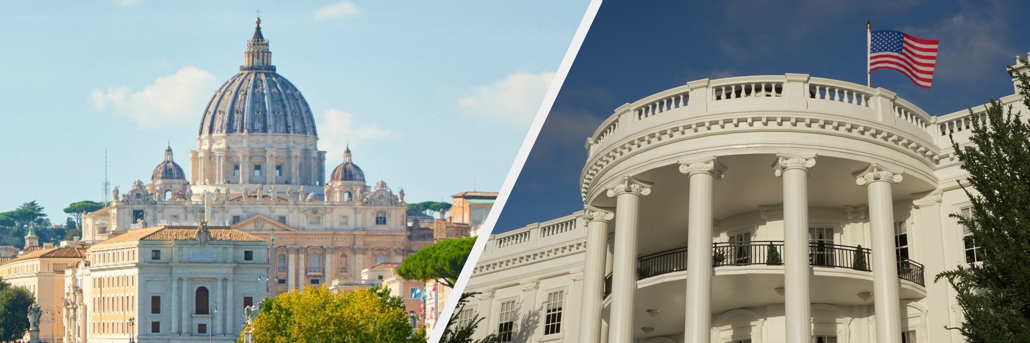 Vakker utsikt over Tiber-elven med båter, en historisk bro og Peterskirken-kuppelen i bakgrunnen i Roma, Italia