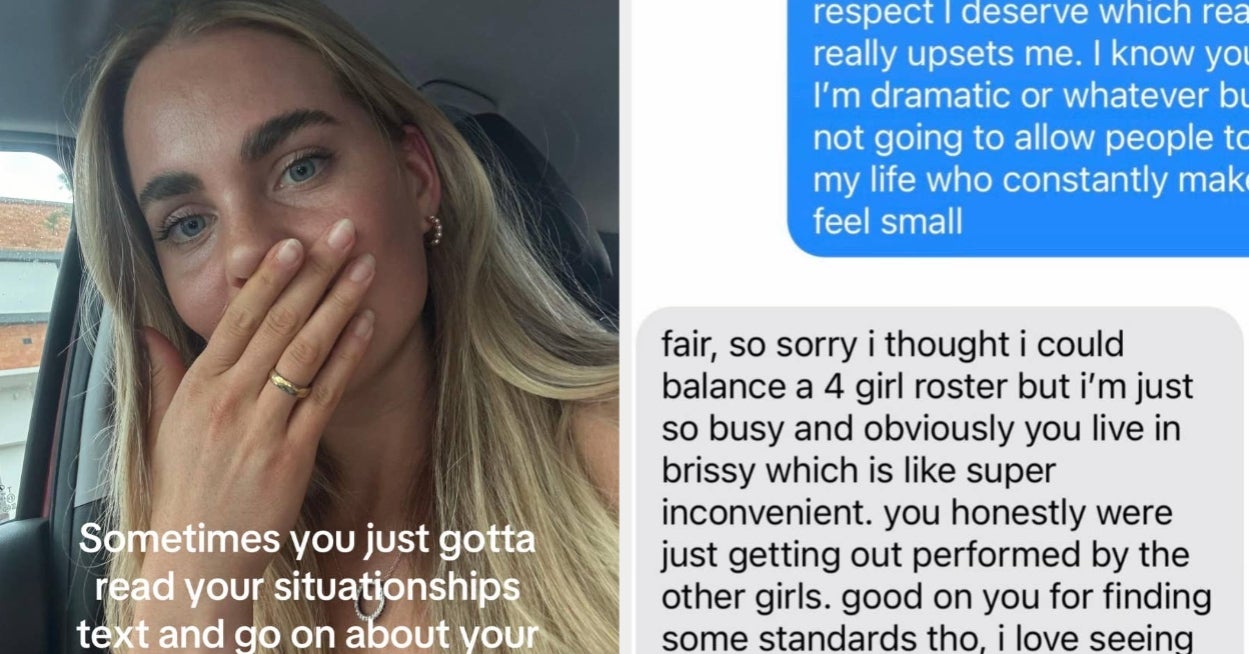 "Be Free, Girl No. 3": This Woman Is Going Mega Viral For The Text She Received After Breaking Things Off With Her "Situationship," And We Need Your Thoughts Because I Am Quite Literally Speechless