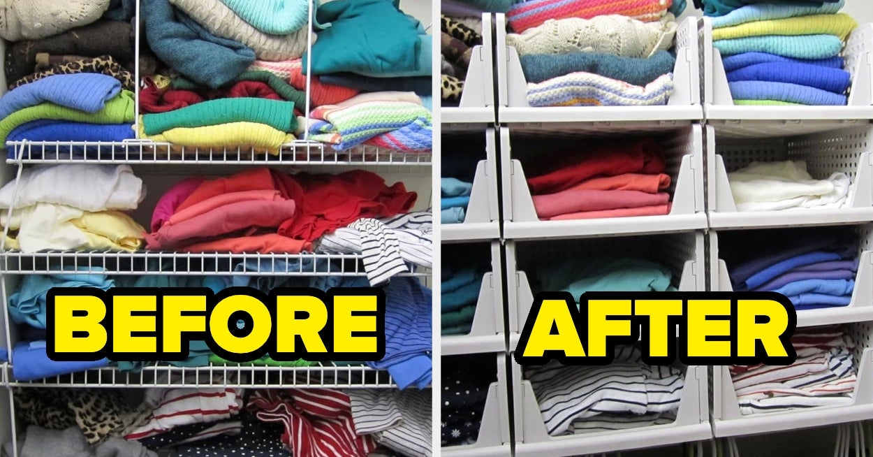 If Your Clothes Are Taking Over Your Room, You Need These 27 Organizational Items To Tame Them