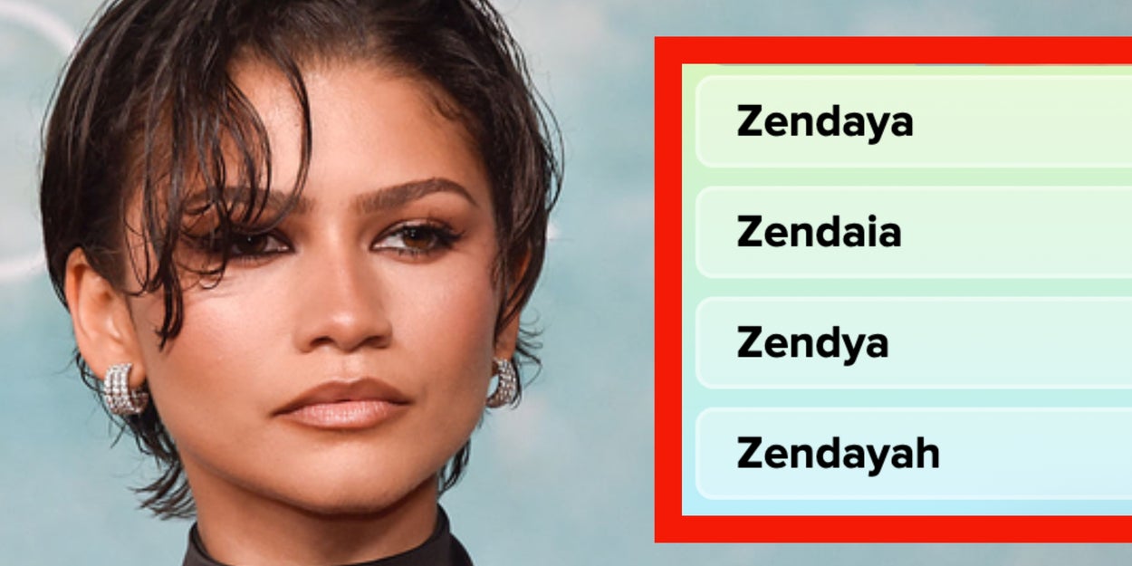 Do You Know The Correct Spelling Of These Celebrities' Names?