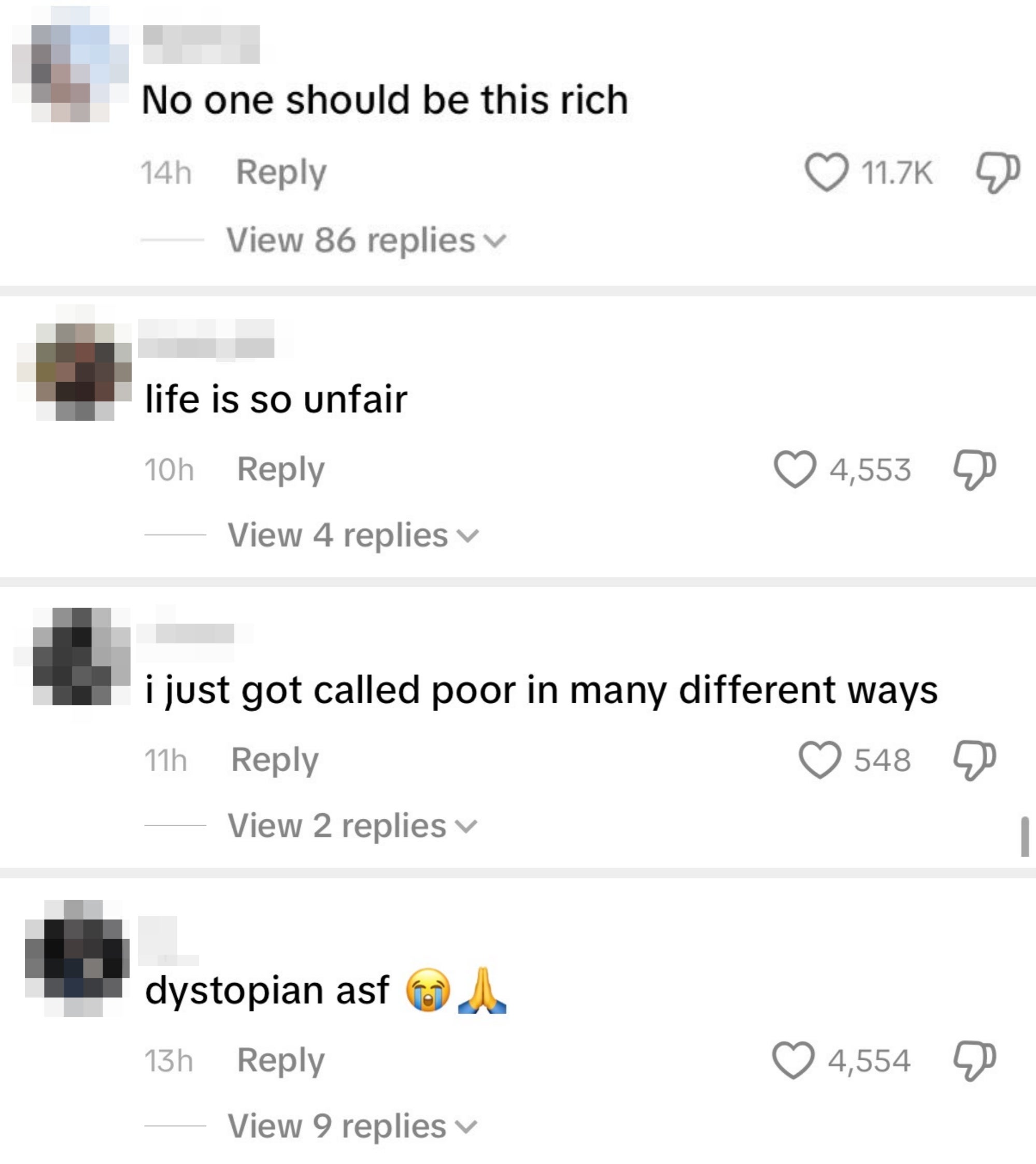 TikTok comments criticizing Kylie Jenner's location circuit during Coachella 2026