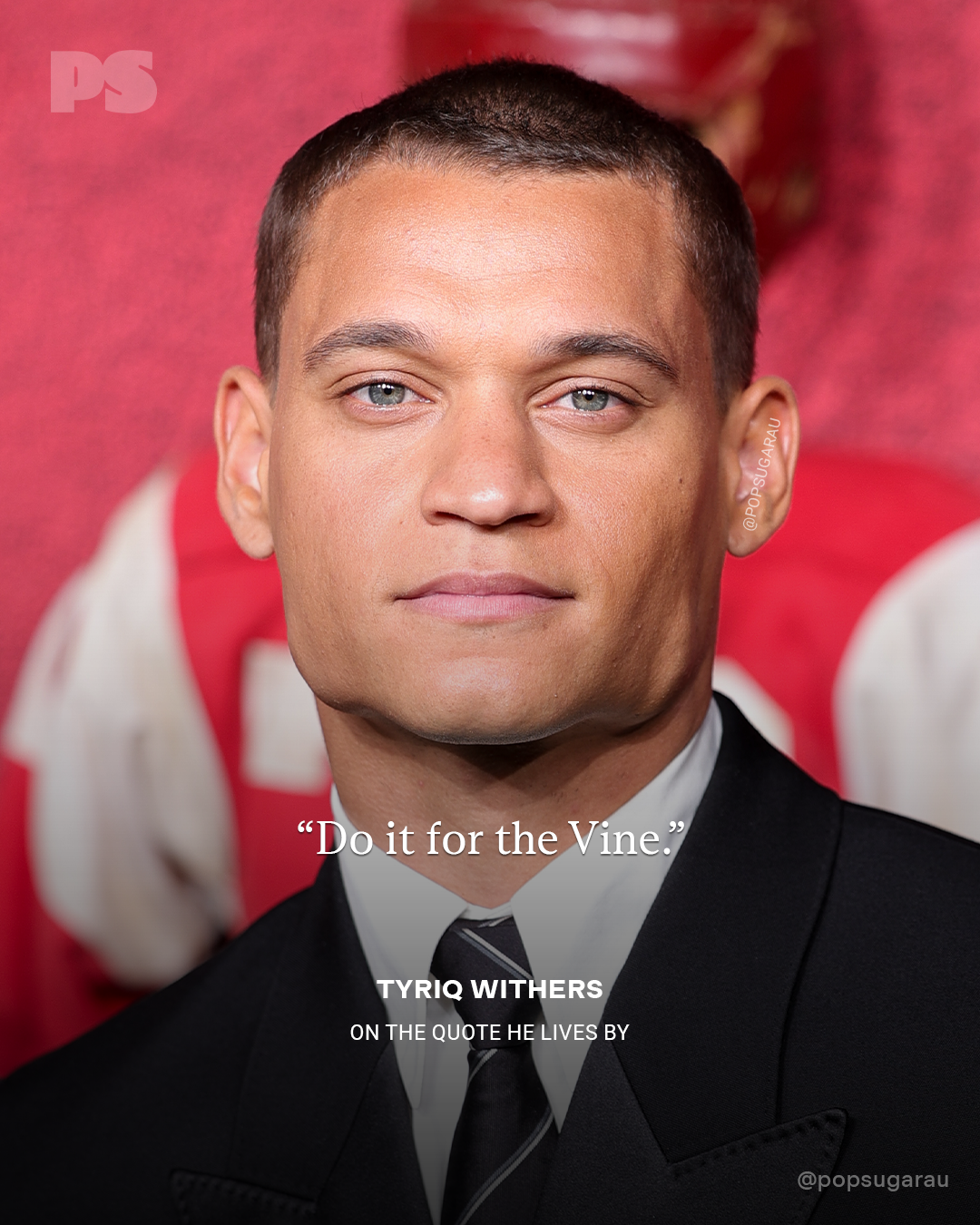  "Do it for the Vine." Tyriq Withers connected  the punctuation  helium  lives by