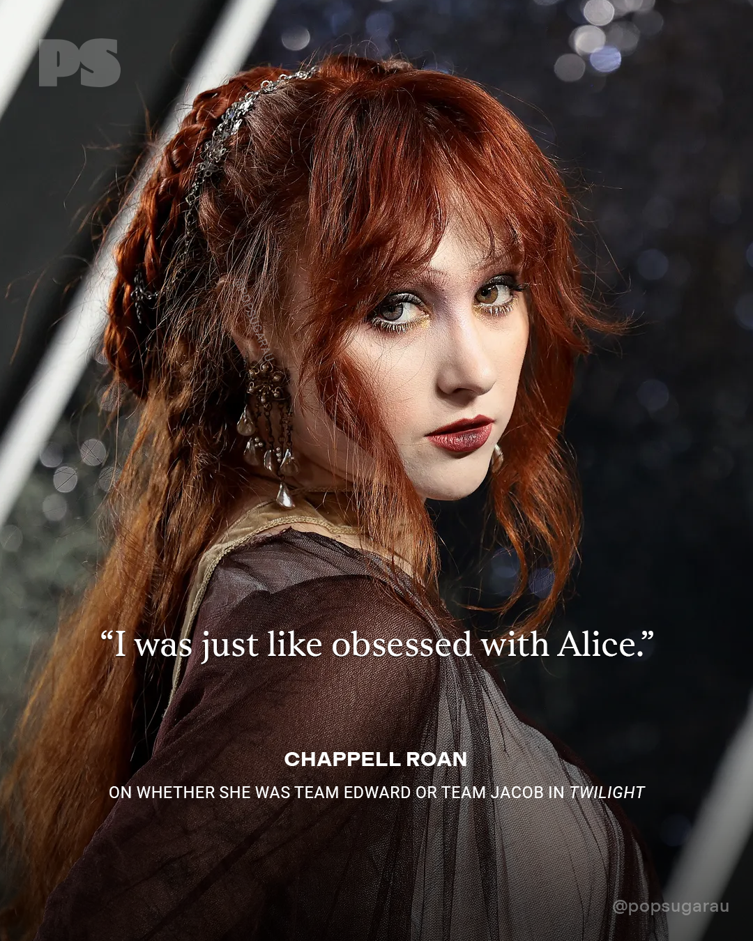  "I was conscionable  similar  obsessed with Alice." - Chappell Roan connected  Twilight preferences
