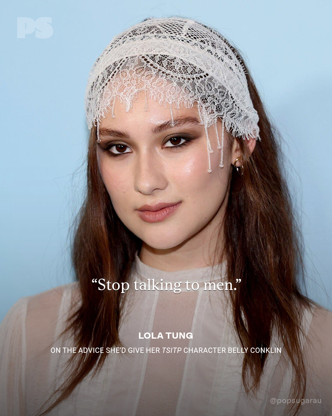  "Stop talking to men." Advice from her TSITP quality  Belly Conklin