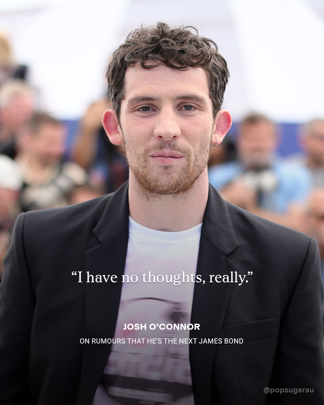  "I person  nary  thoughts, really." Rumors astir  him arsenic  the adjacent  James Bond