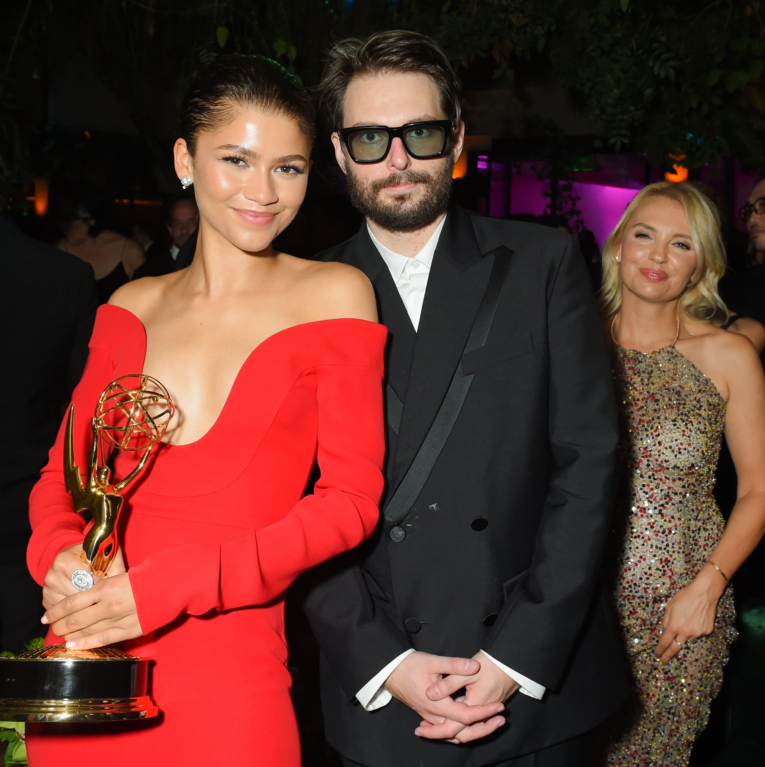 Zendaya and Sam Levinson astatine  an event