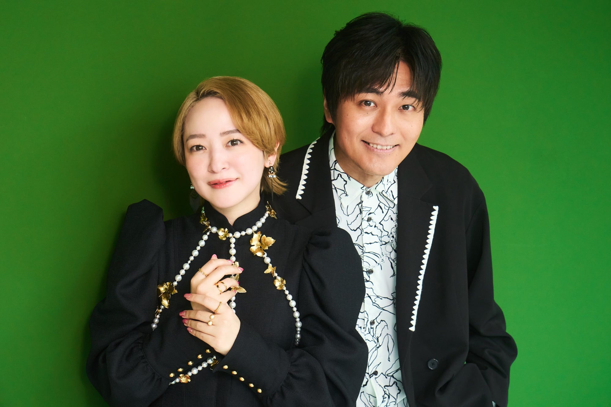 取材に応じる潘めぐみさん（左）小林親弘さん（右）（撮影：黒羽政士）