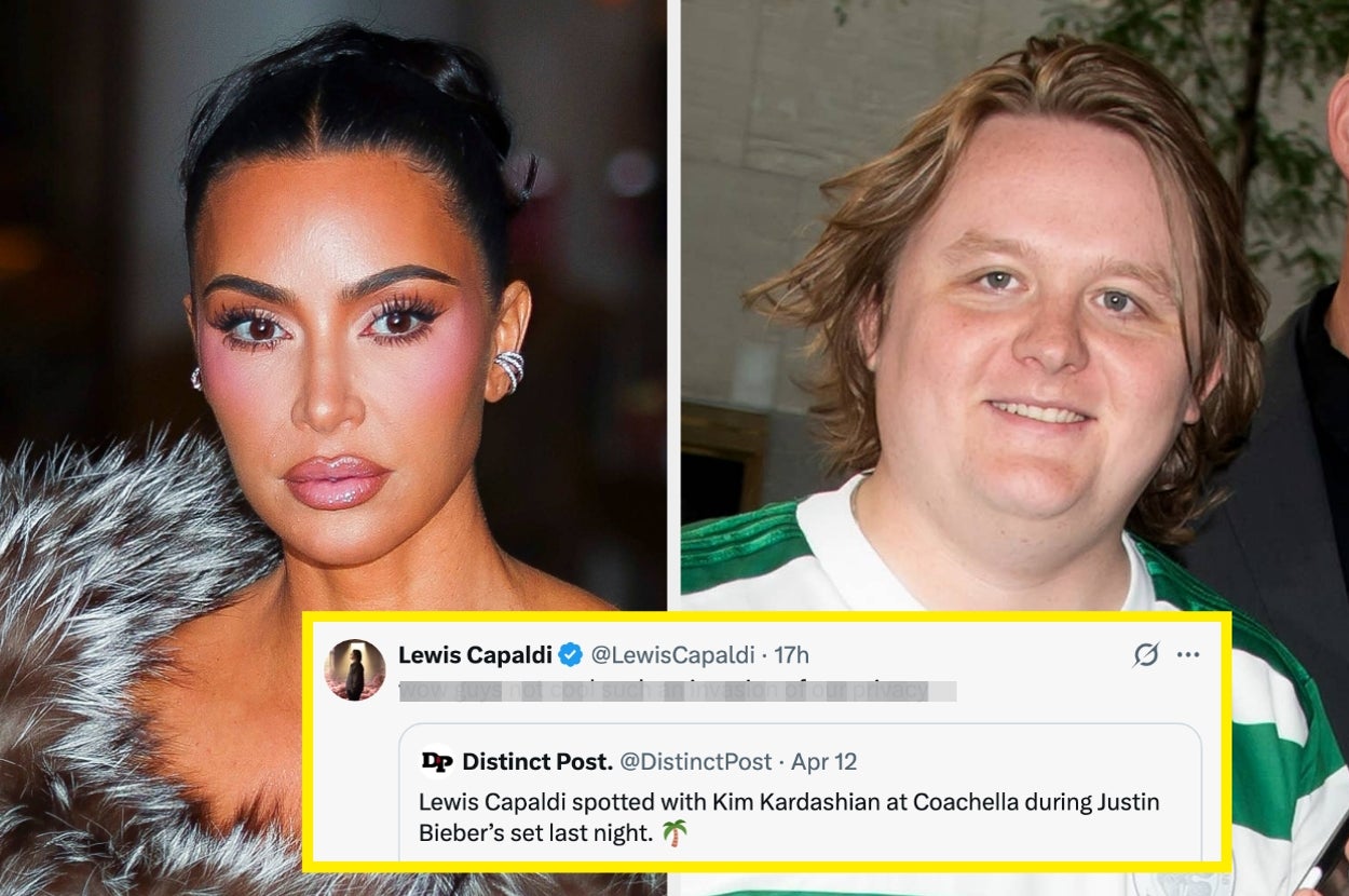 Lewis Capaldi Had The Perfect Response After He Was Romantically Linked To Kim Kardashian — And How Many People Missed The Joke Is Genuinely Depressing