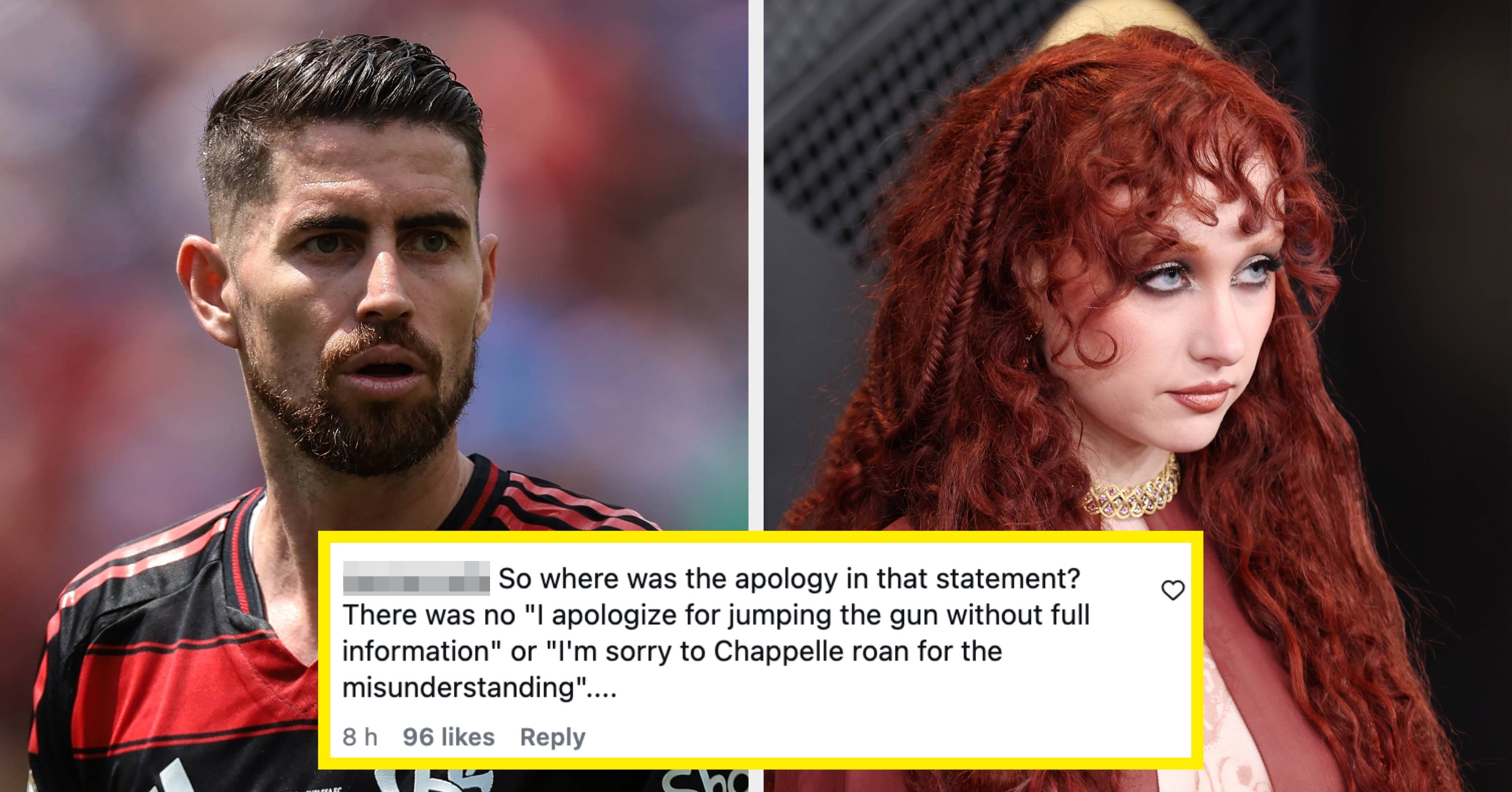 Jorginho Walks Back Chappell Roan Criticism, Jameela Jamil Reacts