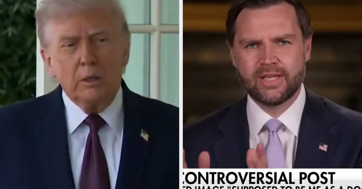 JD Vance Reacted To Trump's AI Picture Of Himself As Jesus, After MAGA Freaked Out About The Blasphemy