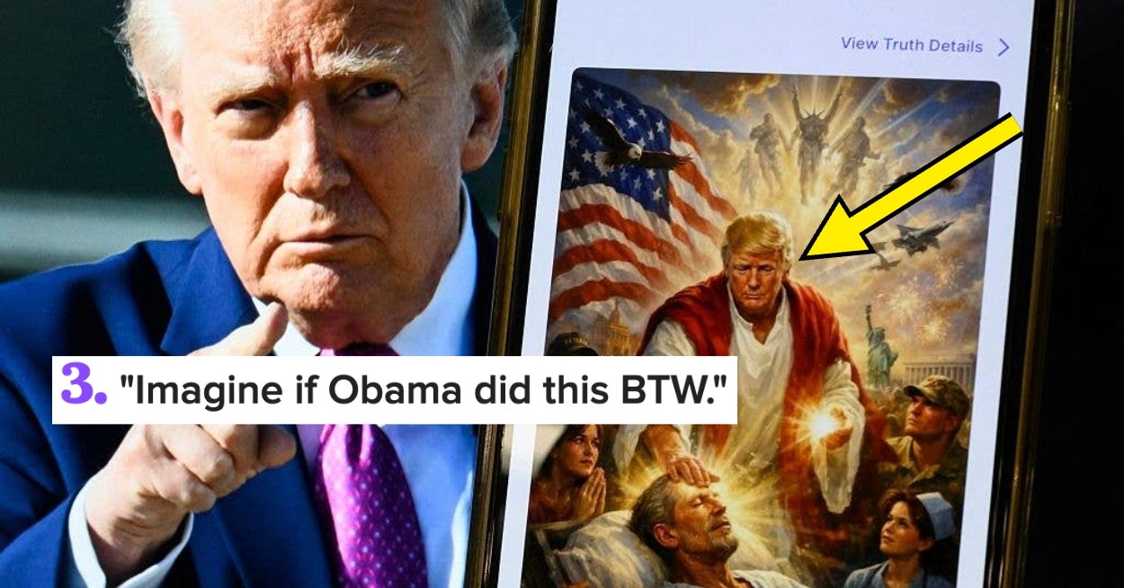 Christians Are Reacting To Donald Trump's AI Photo Depicting Him As Jesus, And...Yikes