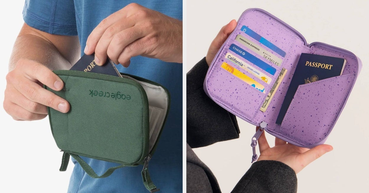 15 Travel Wallets That'll Keep All Your Essentials In One Place