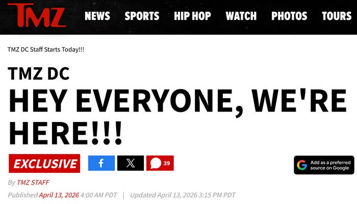 TMZ Is Chasing Down Lawmakers In DC, And The Internet Is Loving It