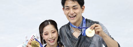 三浦璃来選手（左）と木原龍一選手（右）